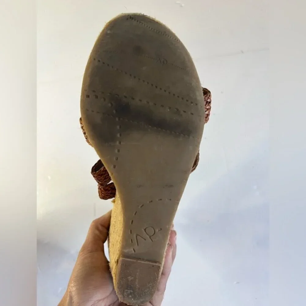 DV by Dolce Vita Women’s Braided Wedge Espadrille Sandals | Size 9.5